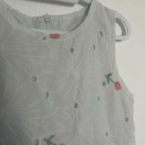 Embroidered Sleeveless dress